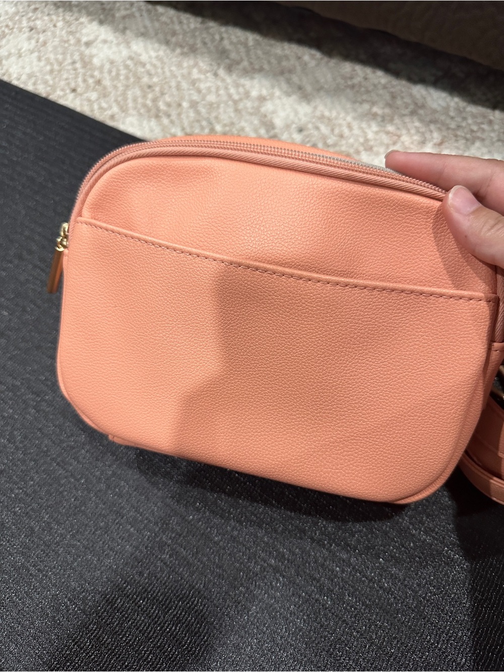 Thirty one gifts Coral Double Zip Crossbody Bag with Adjustable Strap - Picture 4 of 4